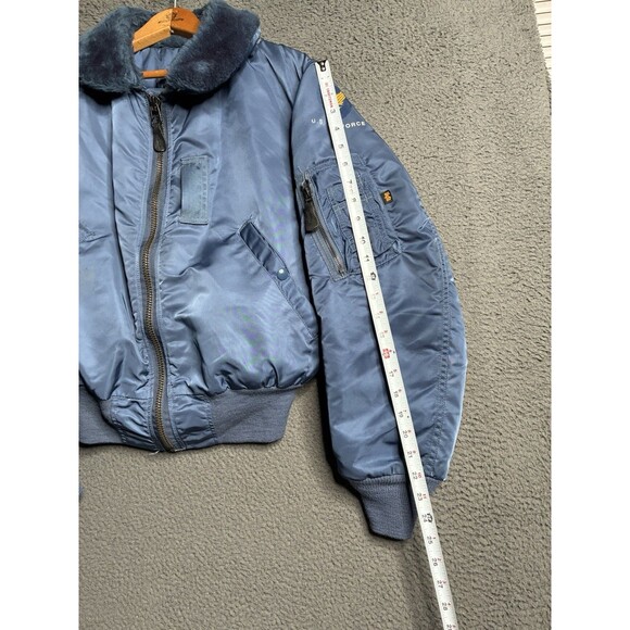 Vintage Alpha Industries B-15C Flying Bomber Jacket Mens Small USAF Military - Picture 14 of 16